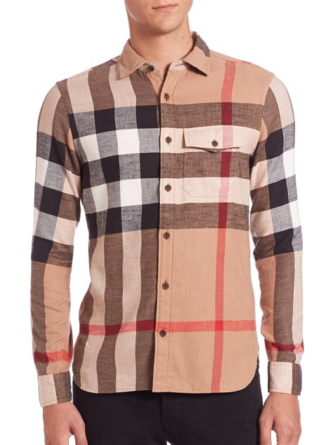 men's burberry shirts on sale